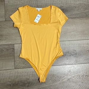 Square neck bodysuit